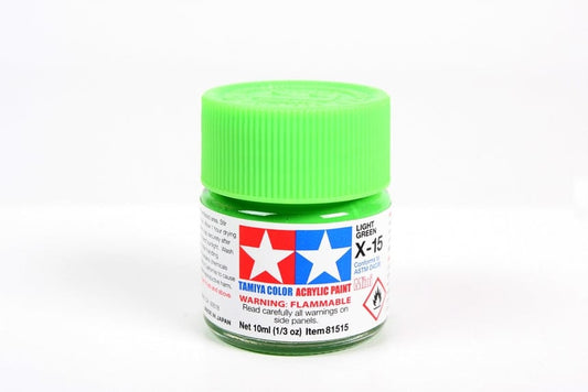 TAM Paint Tamiya Acrylic Mini X-15 Light Green - 10ml