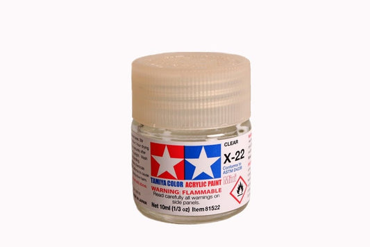 TAM Paint Tamiya Acrylic Mini X-22 Clear - 10ml