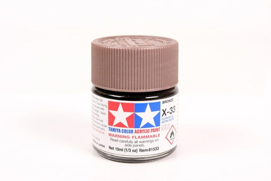 TAM Paint Tamiya Acrylic Mini X-33 Bronze - 10ml