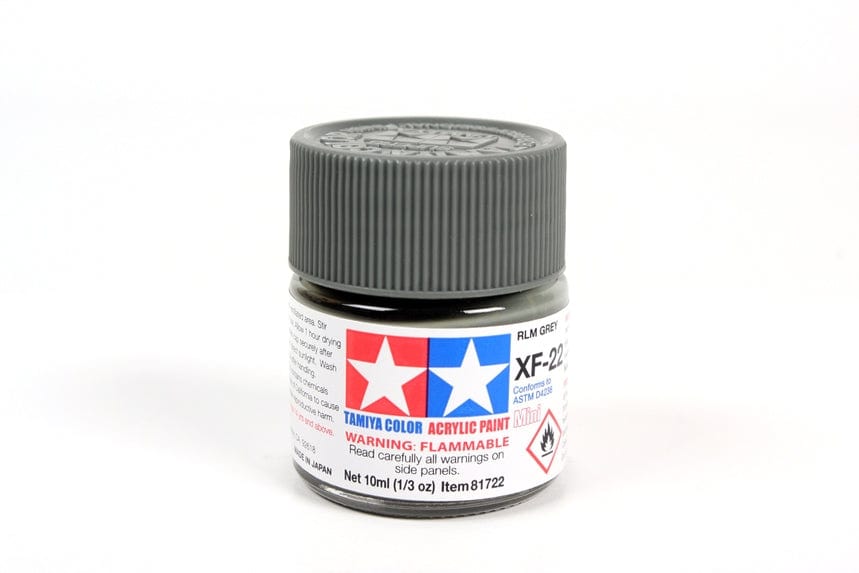 TAM Paint Tamiya ACRYLIC MINI XF-22 RLM GREY - 10ml