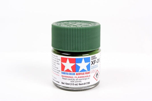 TAM Paint Tamiya ACRYLIC MINI XF-26 DEEP GREEN - 10ml