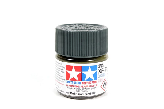 TAM Paint Tamiya ACRYLIC MINI XF-61 DARK GREEN - 10ml