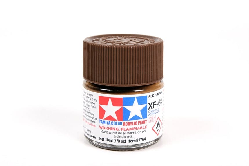 TAM Paint Tamiya ACRYLIC MINI XF-64 RED BROWN - 10ml