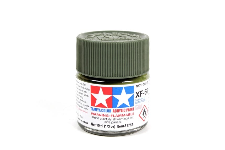 TAM Paint Tamiya ACRYLIC MINI XF-67 NATO GREEN - 10ml