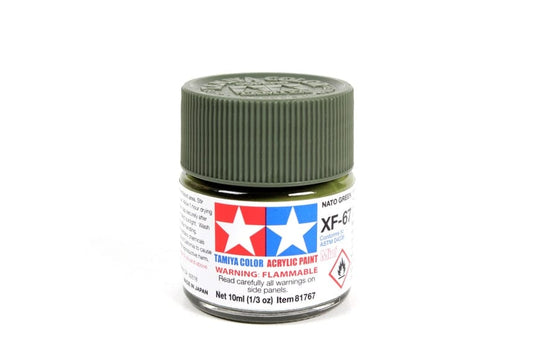 TAM Paint Tamiya ACRYLIC MINI XF-67 NATO GREEN - 10ml