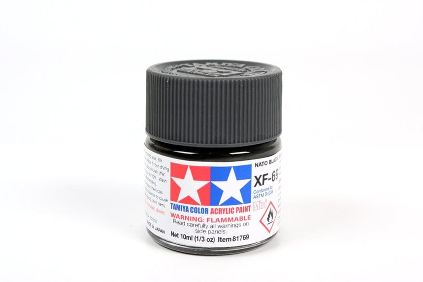 TAM Paint Tamiya ACRYLIC MINI XF-69 NATO BLACK - 10ml