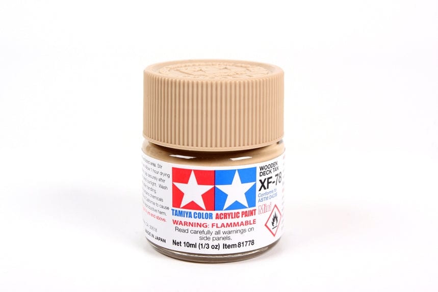 TAM Paint Tamiya ACRYLIC MINI XF-78 WOODEN DECK TAN - 10ml