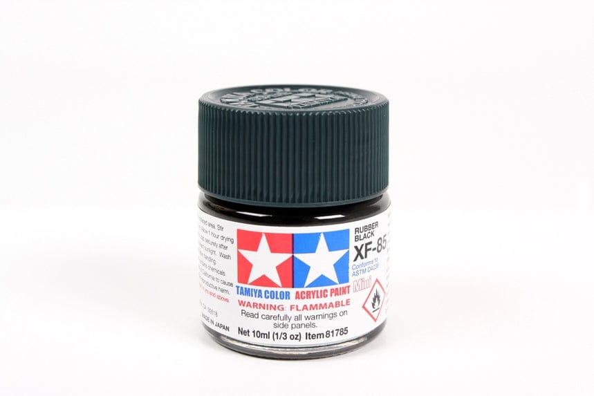 TAM Paint Tamiya ACRYLIC MINI XF-85 RUBBER BLACK - 10ml