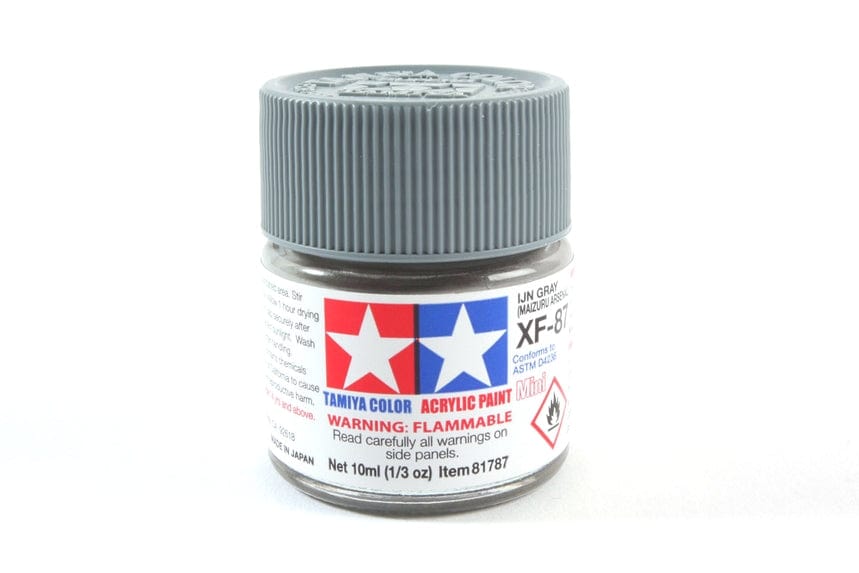 TAM Paint Tamiya ACRYLIC MINI XF-87 IJN GRAY MAIZURU ARSENAL - 10ml