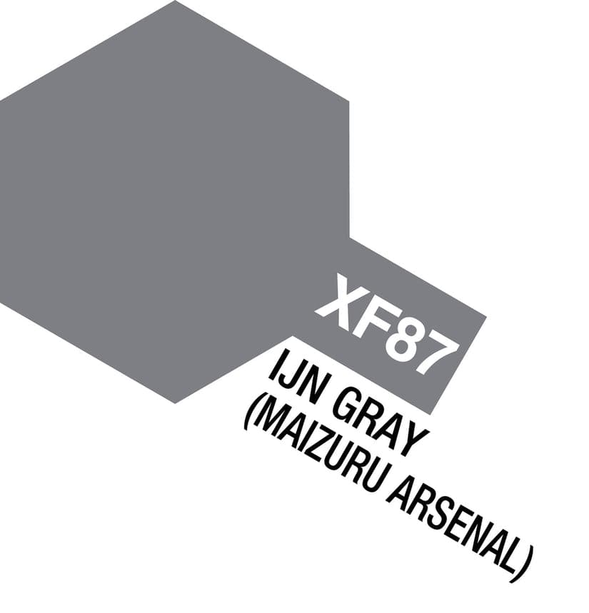 TAM Paint Tamiya ACRYLIC MINI XF-87 IJN GRAY MAIZURU ARSENAL - 10ml