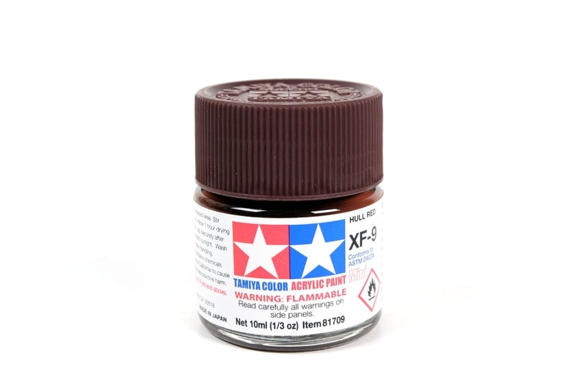 TAM Paint Tamiya ACRYLIC MINI XF-9 HULL RED - 10ml