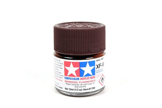 TAM Paint Tamiya ACRYLIC MINI XF-9 HULL RED - 10ml