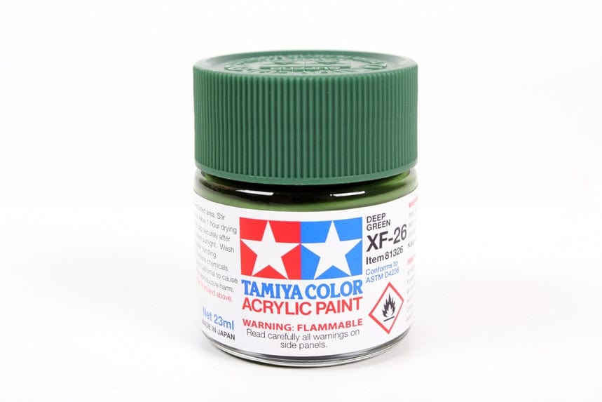 TAM Paint Tamiya ACRYLIC XF-26 DEEP GREEN - 23ml