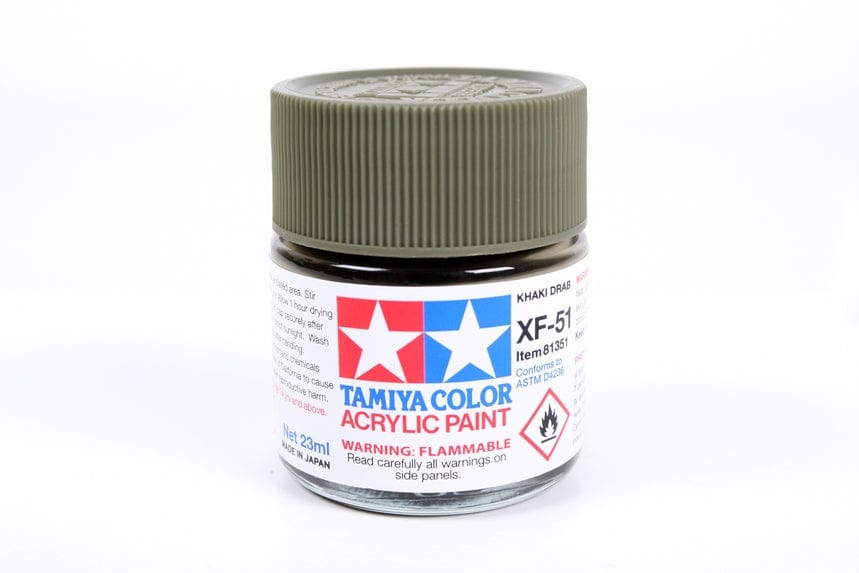 TAM Paint Tamiya ACRYLIC XF-51 KHAKI DRAB - 23ml