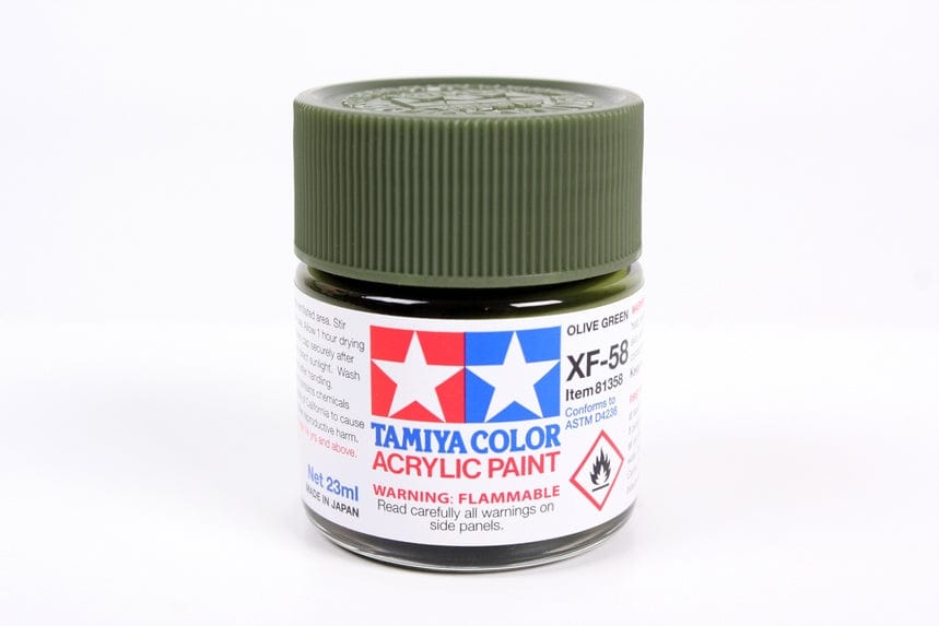 TAM Paint Tamiya ACRYLIC XF-58 OLIVE GREEN - 23ml