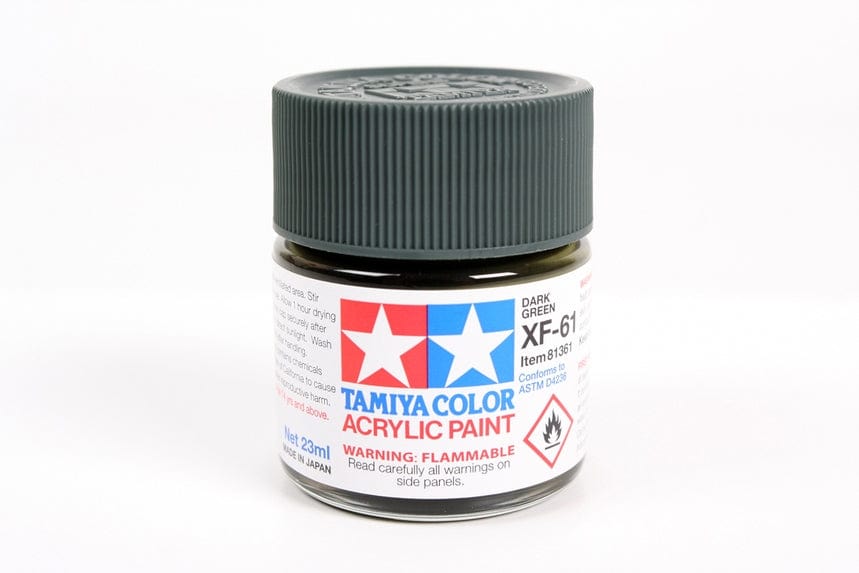 TAM Paint Tamiya ACRYLIC XF-61 DARK GREEN - 23ml