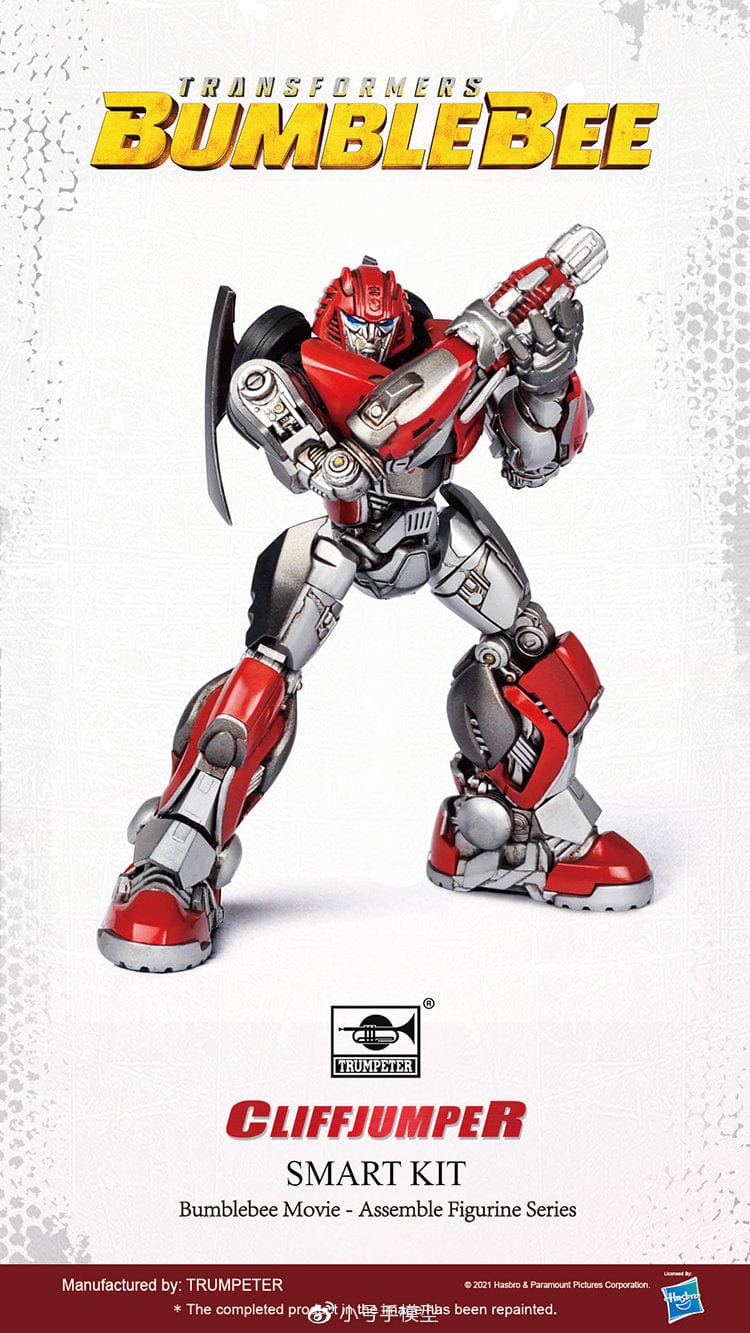 TRU Scale Model Kits Trumpeter Transformers: Bumblebee Cliffjumpers Smart Model Kit 03