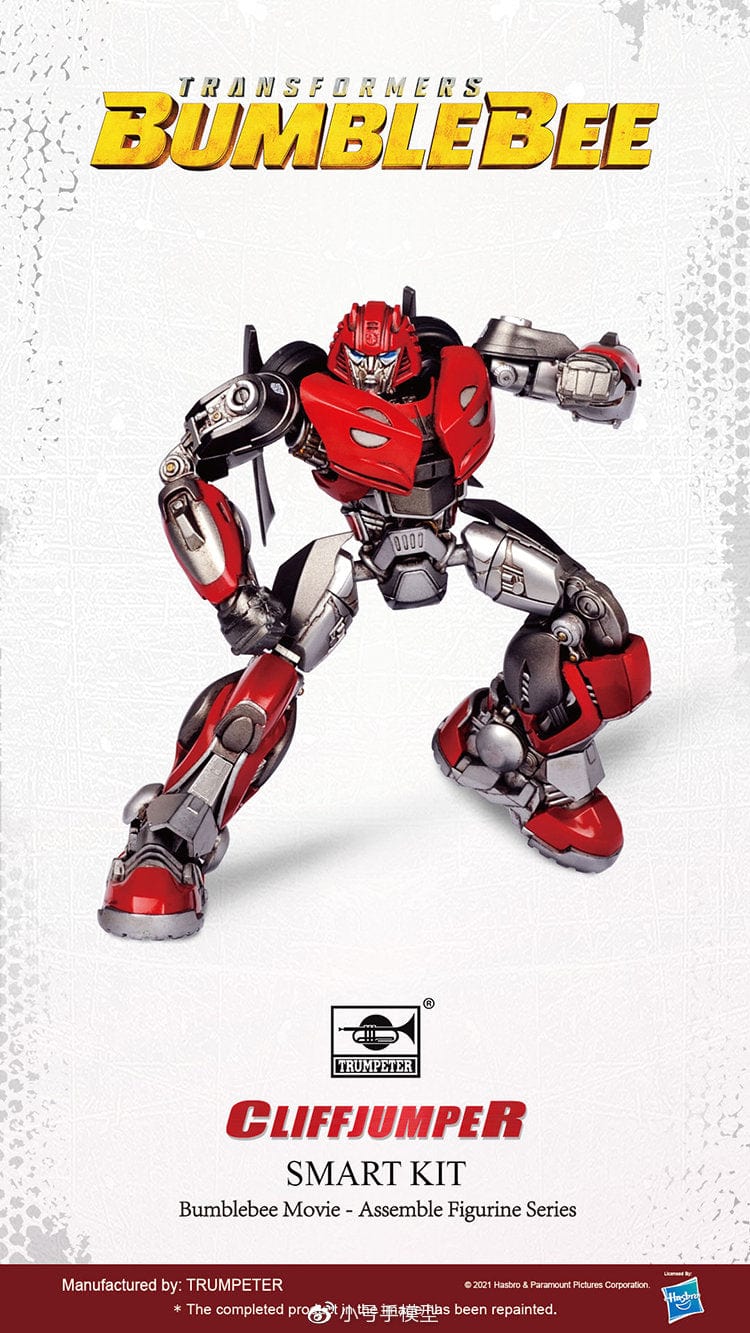 TRU Scale Model Kits Trumpeter Transformers: Bumblebee Cliffjumpers Smart Model Kit 03
