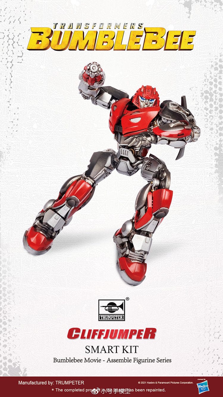 TRU Scale Model Kits Trumpeter Transformers: Bumblebee Cliffjumpers Smart Model Kit 03