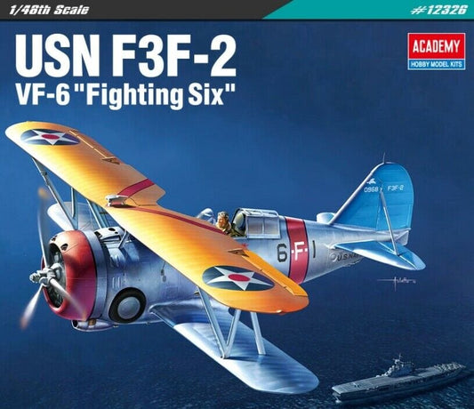 Academy Scale Model Kits 1/48 Academy US Navy F3F-2 VF-6 "Fighting Six"