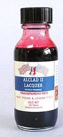 Alclad II Paint ALC401 Transparent Red Alclad II Transparent -- 1 Ounce Bottles