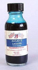 Alclad II Paint ALC403 Transparent Blue Alclad II Transparent -- 1 Ounce Bottles