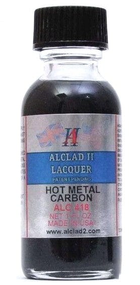 Alclad II Paint ALC418 Hot Metal Carbon Alclad II Hot Metals -- 1 Ounce Bottles