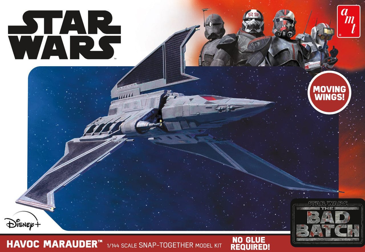 AMT Scale Model Kits 1/144 AMT Star Wars Bad Batch Havoc Marauder