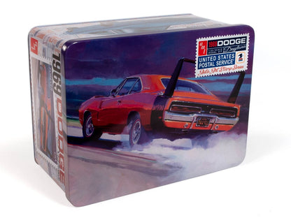 AMT Scale Model Kits 1/25 AMT 1969 Dodge Charger Daytona USPS Stamp Series Collector Tin