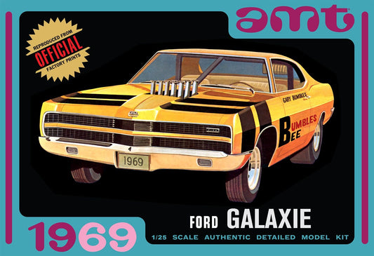 AMT Scale Model Kits 1/25 AMT 1969 Ford Galaxie Hardtop