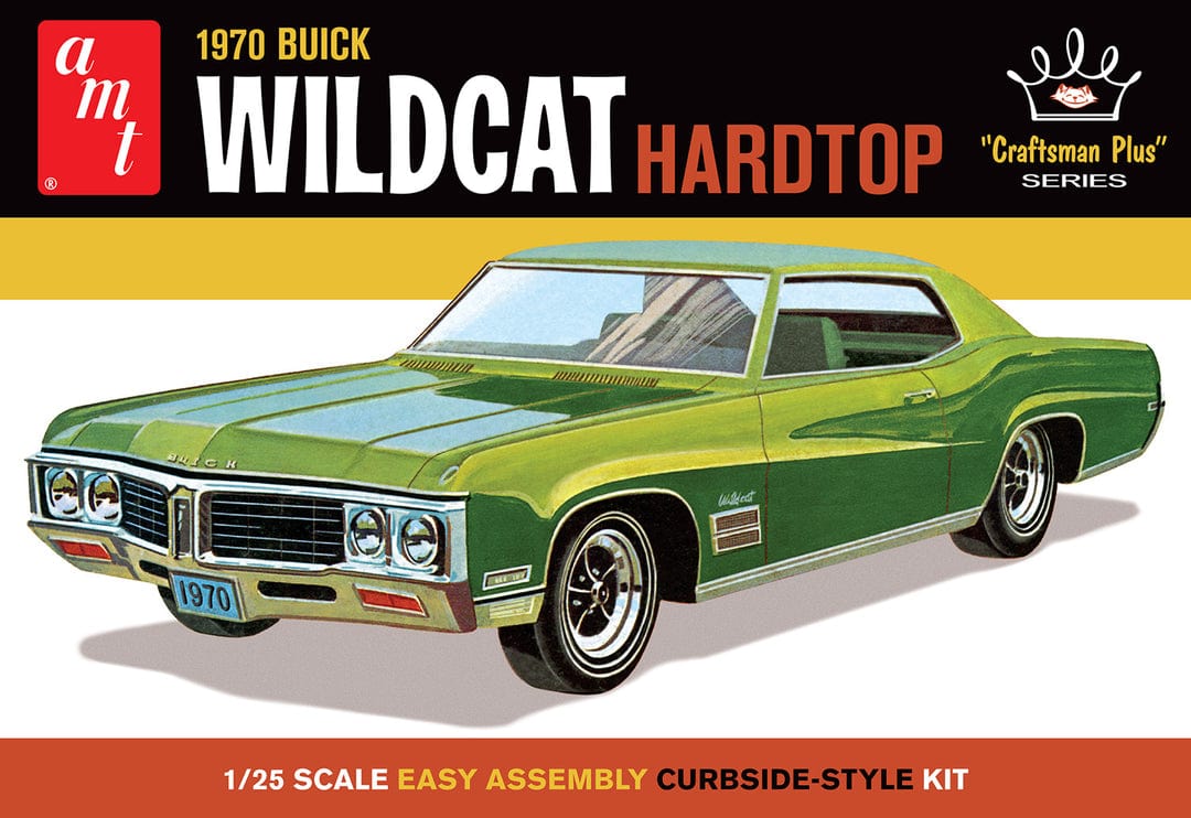 AMT Scale Model Kits 1/25 AMT 1970 Buick Wildcat Hardtop