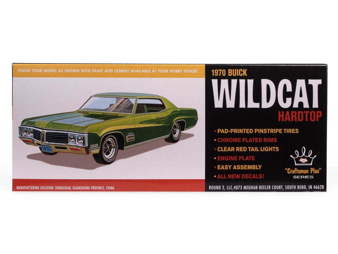 AMT Scale Model Kits 1/25 AMT 1970 Buick Wildcat Hardtop