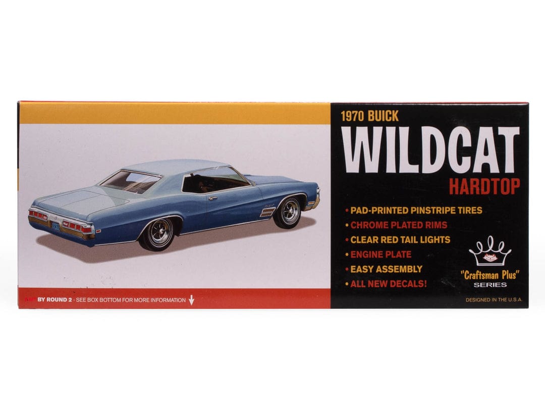AMT Scale Model Kits 1/25 AMT 1970 Buick Wildcat Hardtop