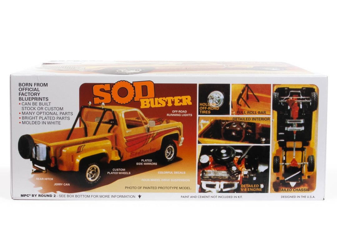 AMT Scale Model Kits 1/25 MPC 1981 Chevy Stepside Pickup Sod Buster