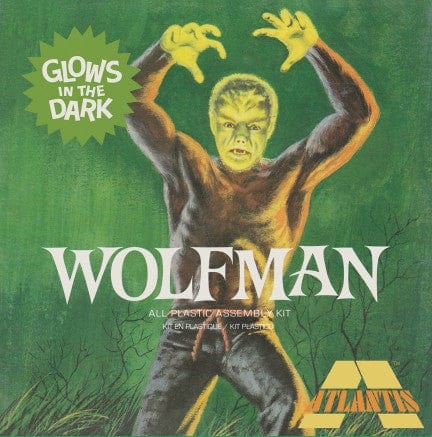 Atlantis Model Scale Model Kits 1/8 Atlantis Model Glow in the Dark Lon Chaney Jr. Wolfman