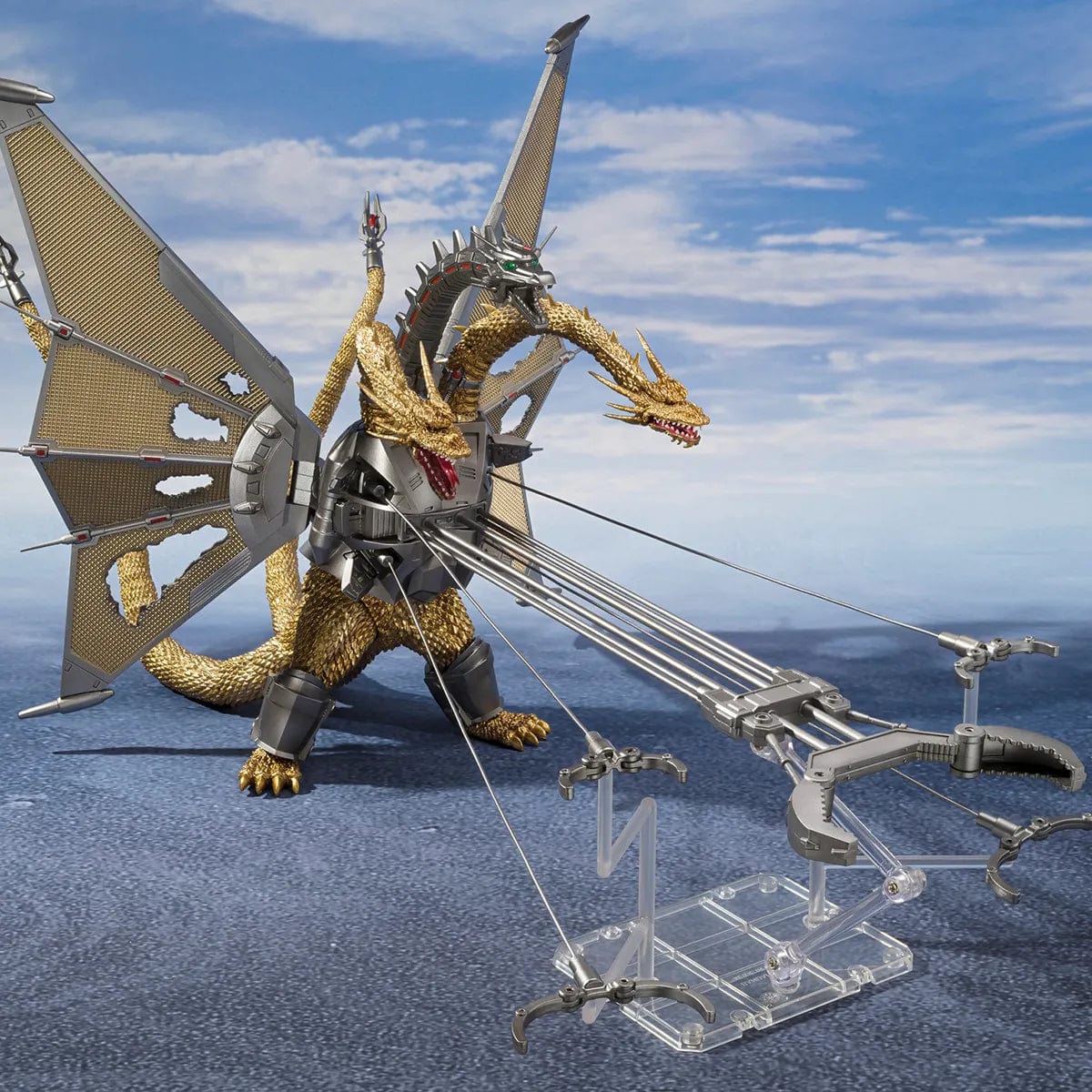 Bandai Action & Toy Figures S.H. Monsterarts Mecha King Ghidorah Shinjuku Decisive Battle Special Set