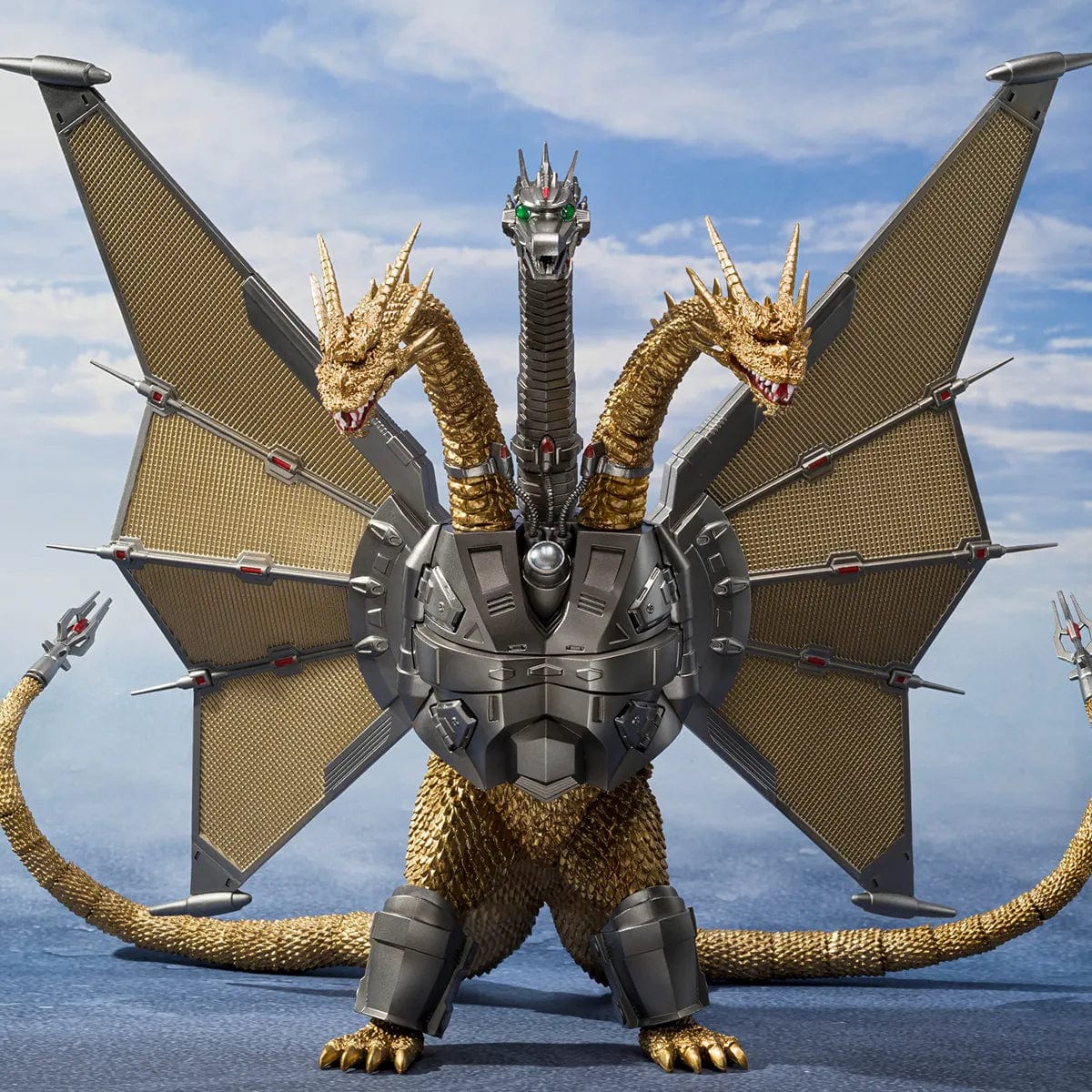 Bandai Action & Toy Figures S.H. Monsterarts Mecha King Ghidorah Shinjuku Decisive Battle Special Set