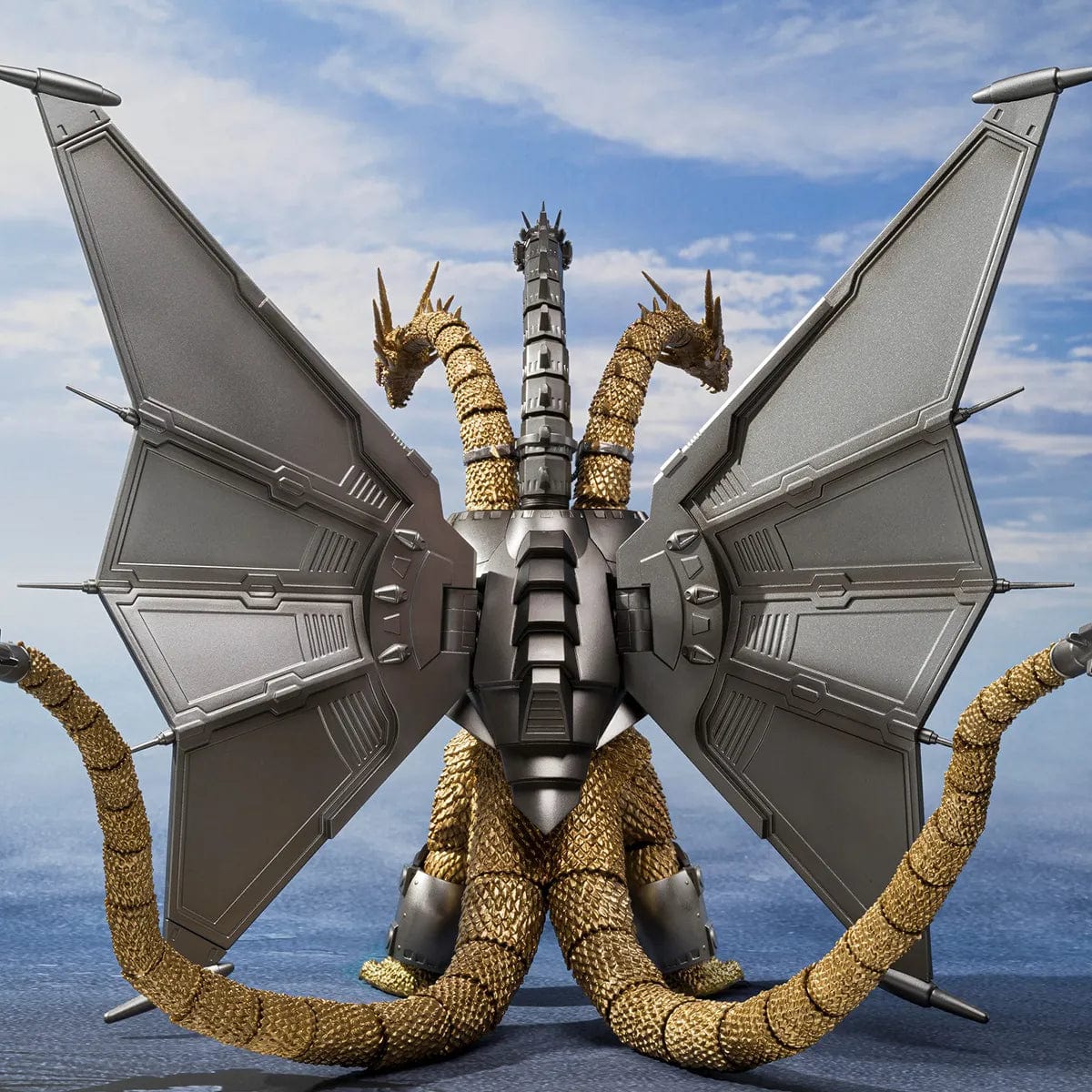 Bandai Action & Toy Figures S.H. Monsterarts Mecha King Ghidorah Shinjuku Decisive Battle Special Set