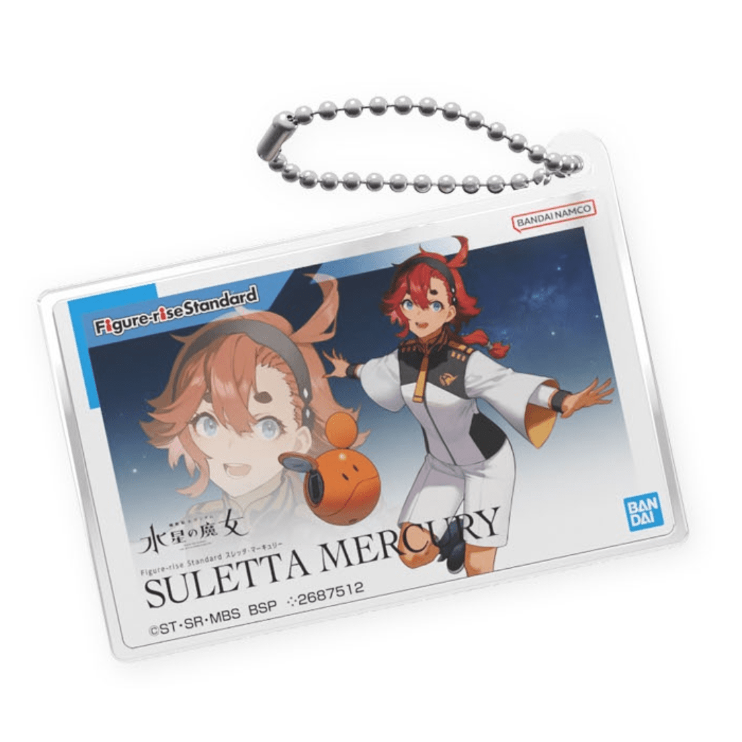 Bandai Apparel & Accessories Suletta Mercury Witch from Mercury Package Art Acrylic Ball Chain