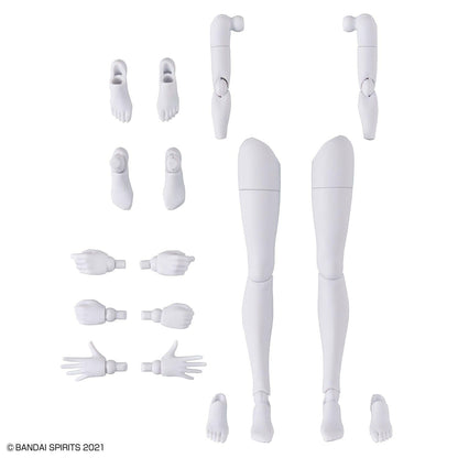 Bandai Scale Model Kits 1/144 30MS Option Body Parts Arm Parts & Leg Parts (White/Black)