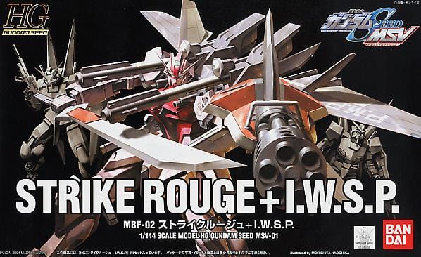 Bandai Scale Model Kits 1/144 HGGS #1 MBF-02+P202QX Strike Rouge IWSP