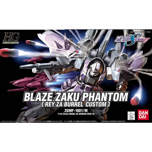 Bandai Scale Model Kits 1/144 HGGS #28 Blaze Zaku Phantom (Rey Za Burrel Custom)