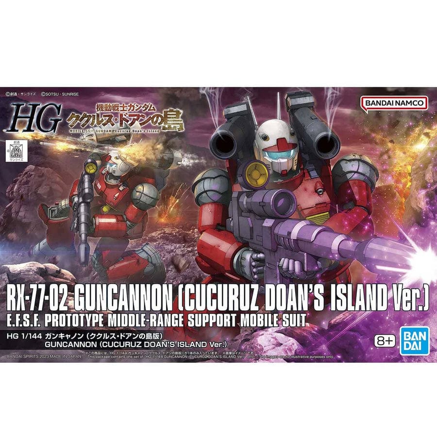 Bandai Scale Model Kits 1/144 HGUC Guncannon (Cucuruz Doan's Island Ver.)