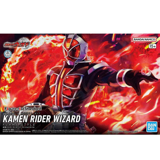 Bandai Scale Model Kits Kamen Rider Wizard (Flame Style Ver.) Figure-rise Standard