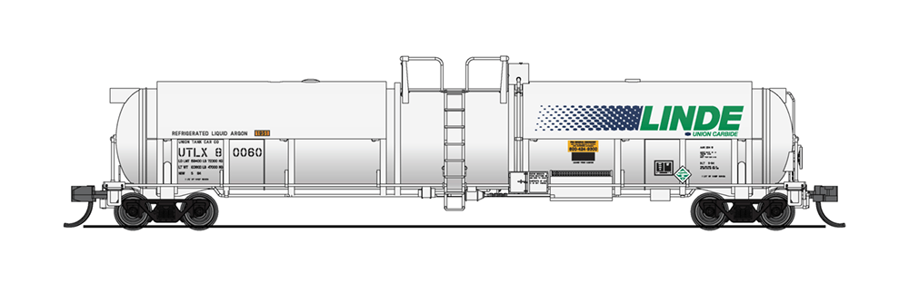 Clarksville Hobby Depot LLC Broadway Limited N Scale Linde Cryogenic Tank Car #80060