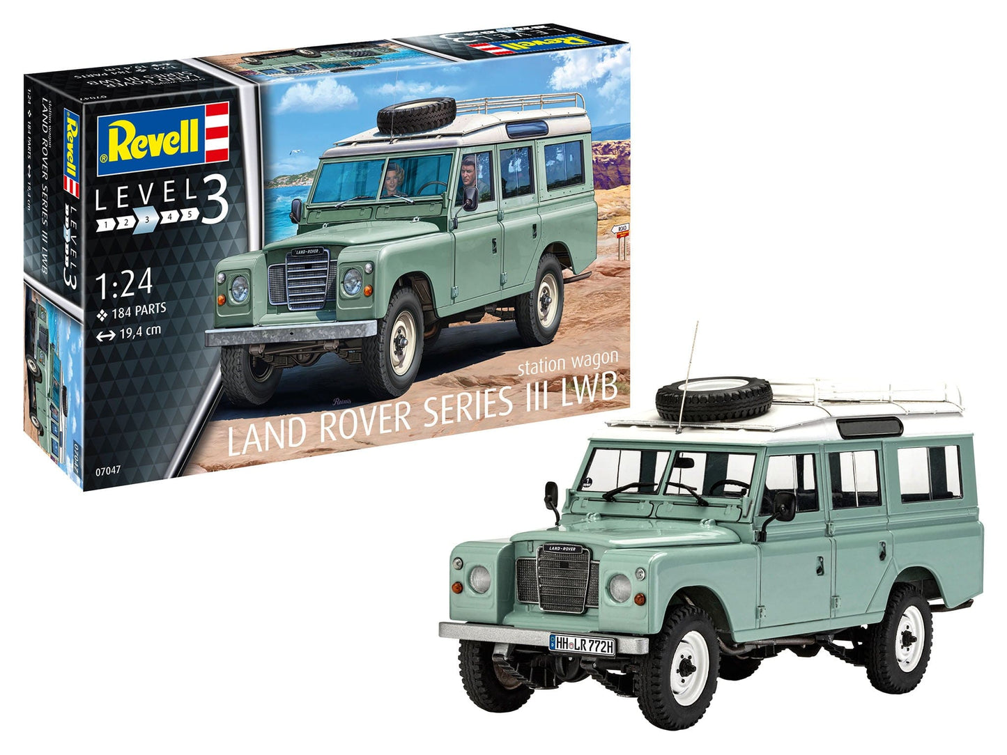 Clarksville Hobby Depot LLC Scale Model Kits 1/24 Revell Land Rover Series III 109