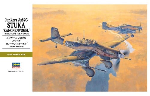 Clarksville Hobby Depot LLC Scale Model Kits 1/32 Hasegawa Junkers Ju-87G Stuka "Kanonenvogel"