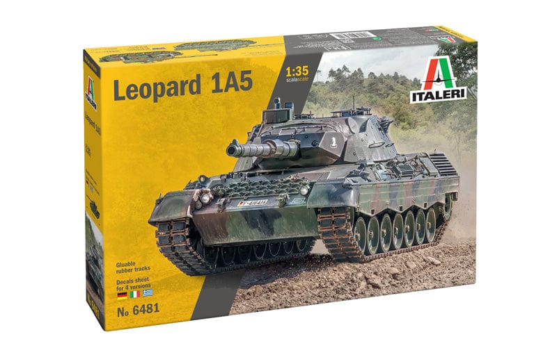 Clarksville Hobby Depot LLC Scale Model Kits 1/35 Italeri Leopard 1A5