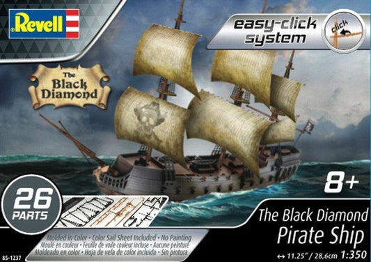 Clarksville Hobby Depot LLC Scale Model Kits 1/350 Revell The Black Diamond Pirate Ship