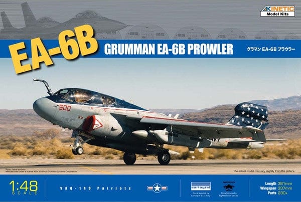 Clarksville Hobby Depot LLC Scale Model Kits 1/48 Kinetic Model Kits Grumman EA-6B PROWLER